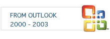 From Outlook 2000 to 2003